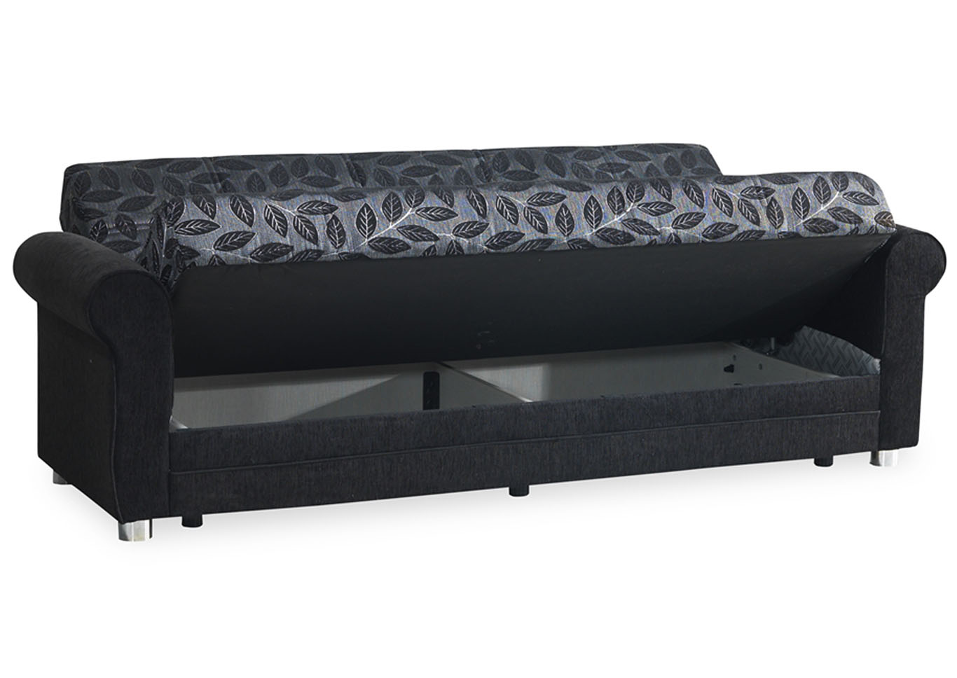 Rio Grande Black Chenille Sofabed,Ottomanson (Previously Casamode)